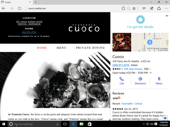 Windows 10 Edge Browser